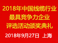 2018年中国线缆行业最最具竞争力企业10强评选活动